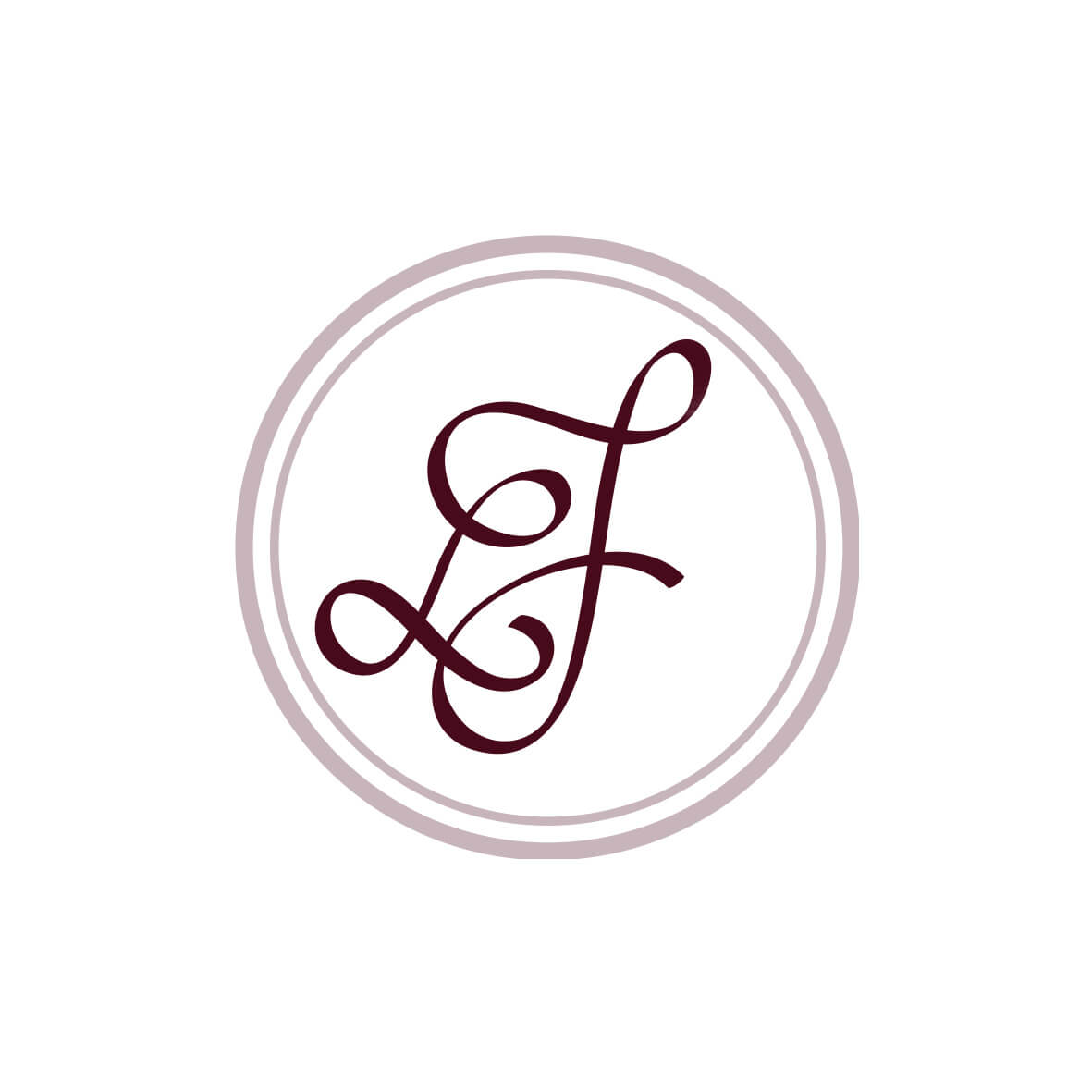 Hochzeitslogo: Logo das Wachssiegel eines Hochzeitspaares