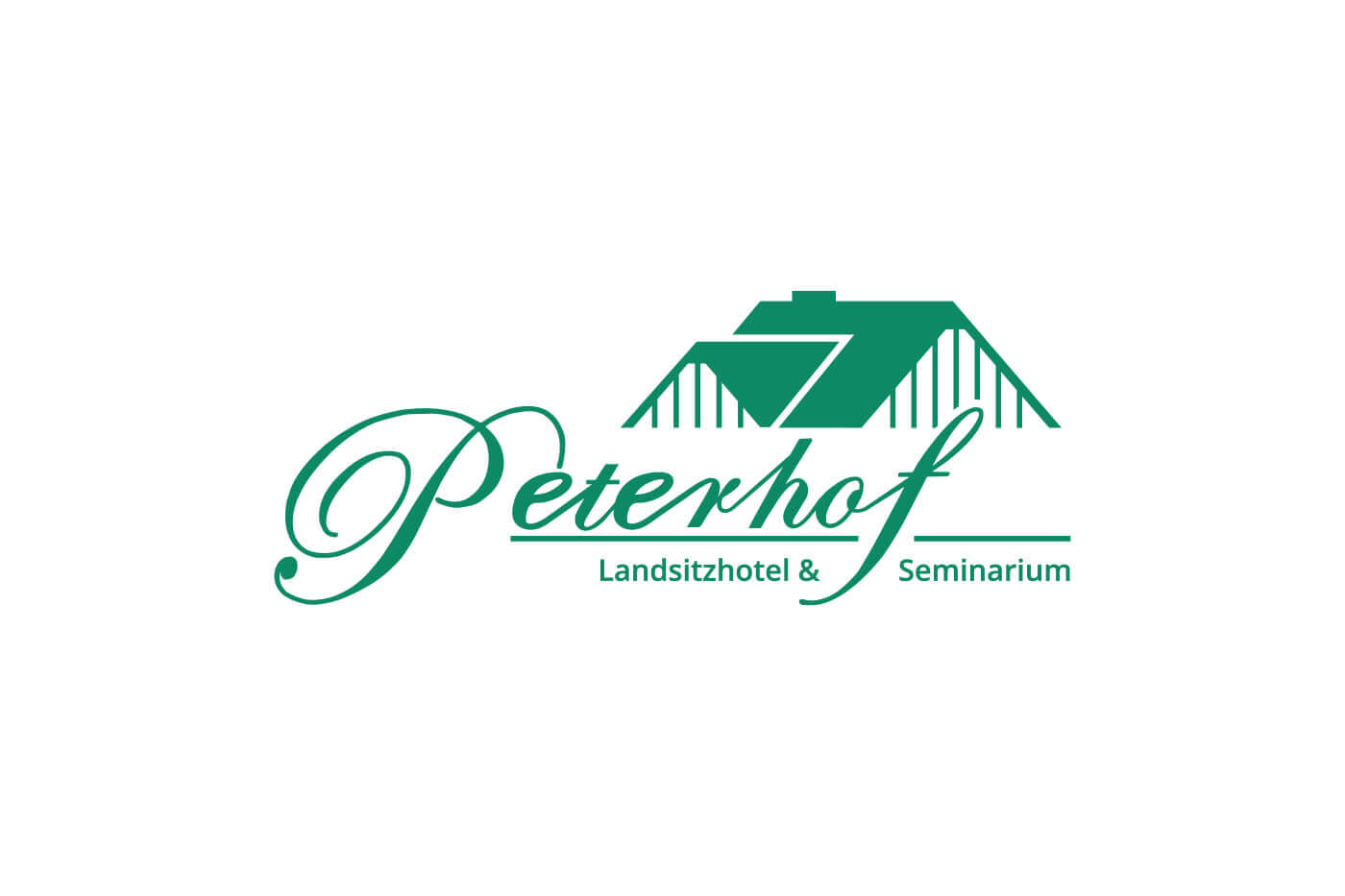 Visitenkarte Design für das Hotel "Peterhof Landsitzhotel und Seminarium"